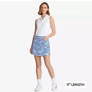 NWT RLX aim‎ stretch watercolor skort 17” length sz large
